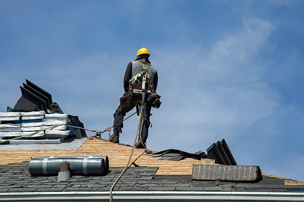 Professional Roof Replacement technician working in Delta, PA